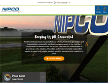 Tablet Screenshot of nipco.coop